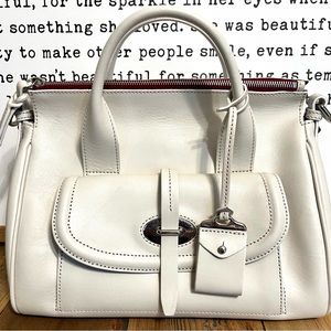 Dooney & Bourke Florentine leather satchel. LUXE